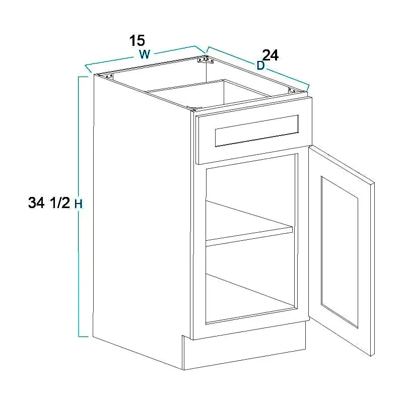 Base Cabinet 15"