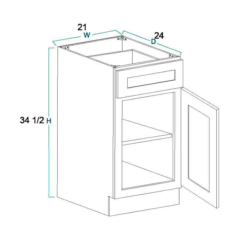 Base Cabinet 21"