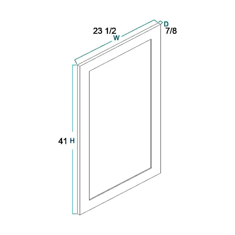 Utility Decorative Door Panel (23-1/2"W X 41"H X 3/4"D)
