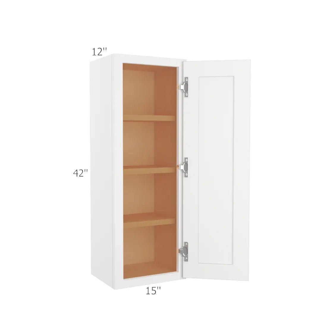 Wall Cabinet 15"W x 42"H x 12"D
