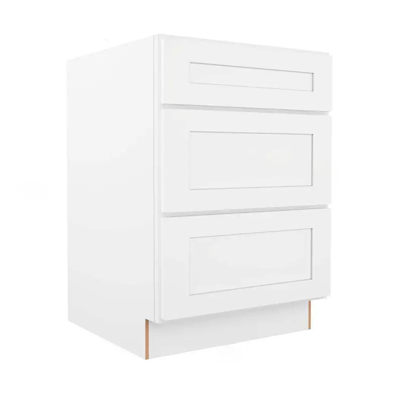 Vanity Drawer Base Cabinet - 24"W X 34 1/2"H X 21"D-3Drawers