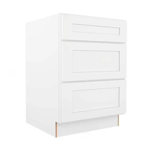 Vanity Drawer Base Cabinet - 24"W X 34 1/2"H X 21"D-3Drawers